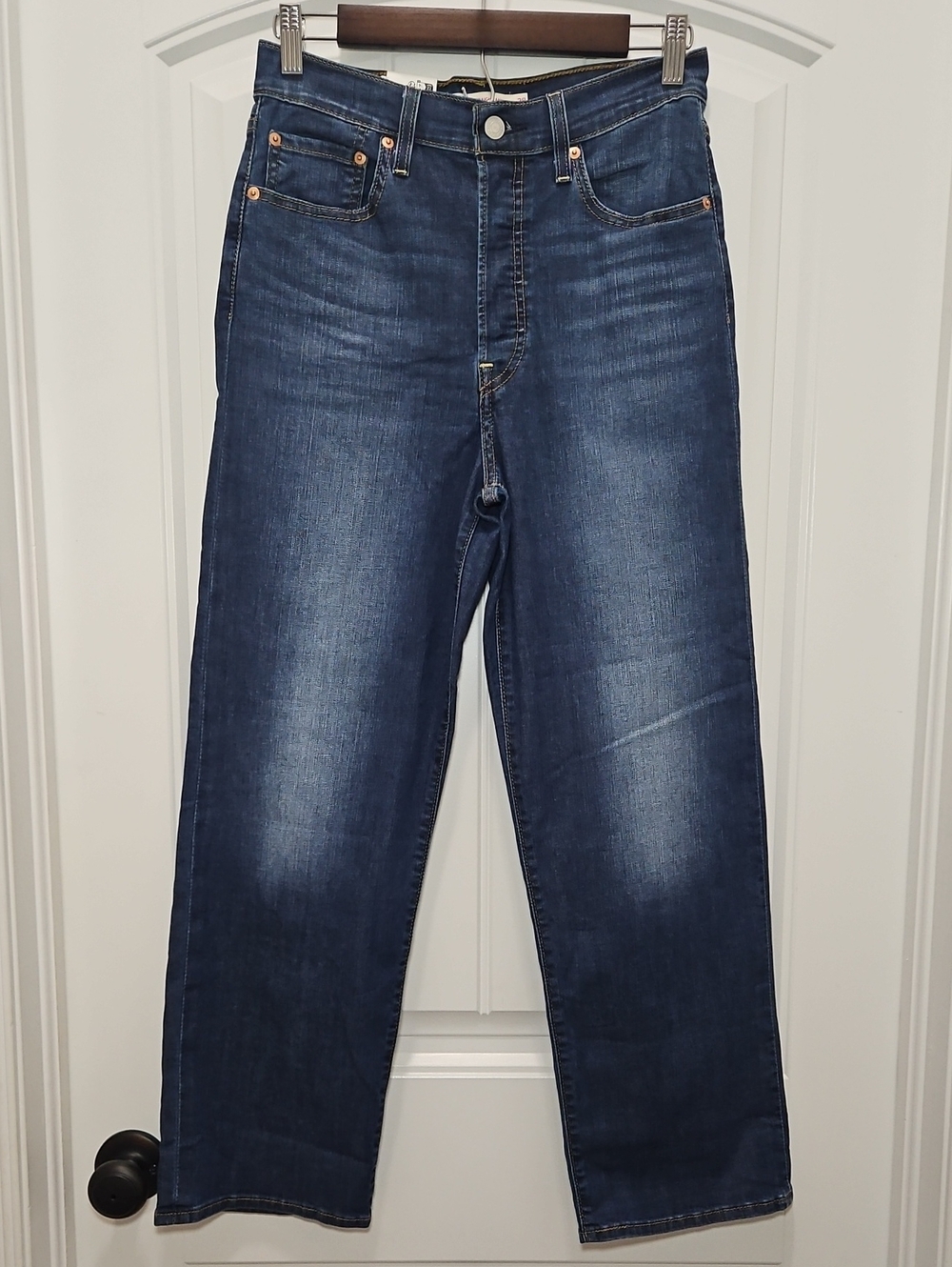Levi's Ribcage Straight Ankle Jean Size 28x27 Women's New